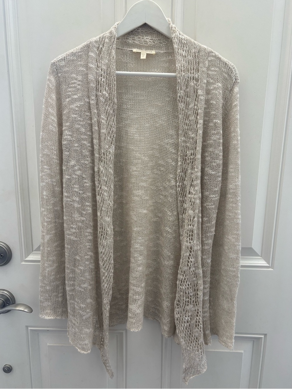 Eileen Fisher Open Linen Cardigan PM